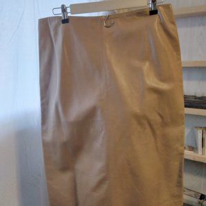 Calvin Klein buttery soft leather skirt